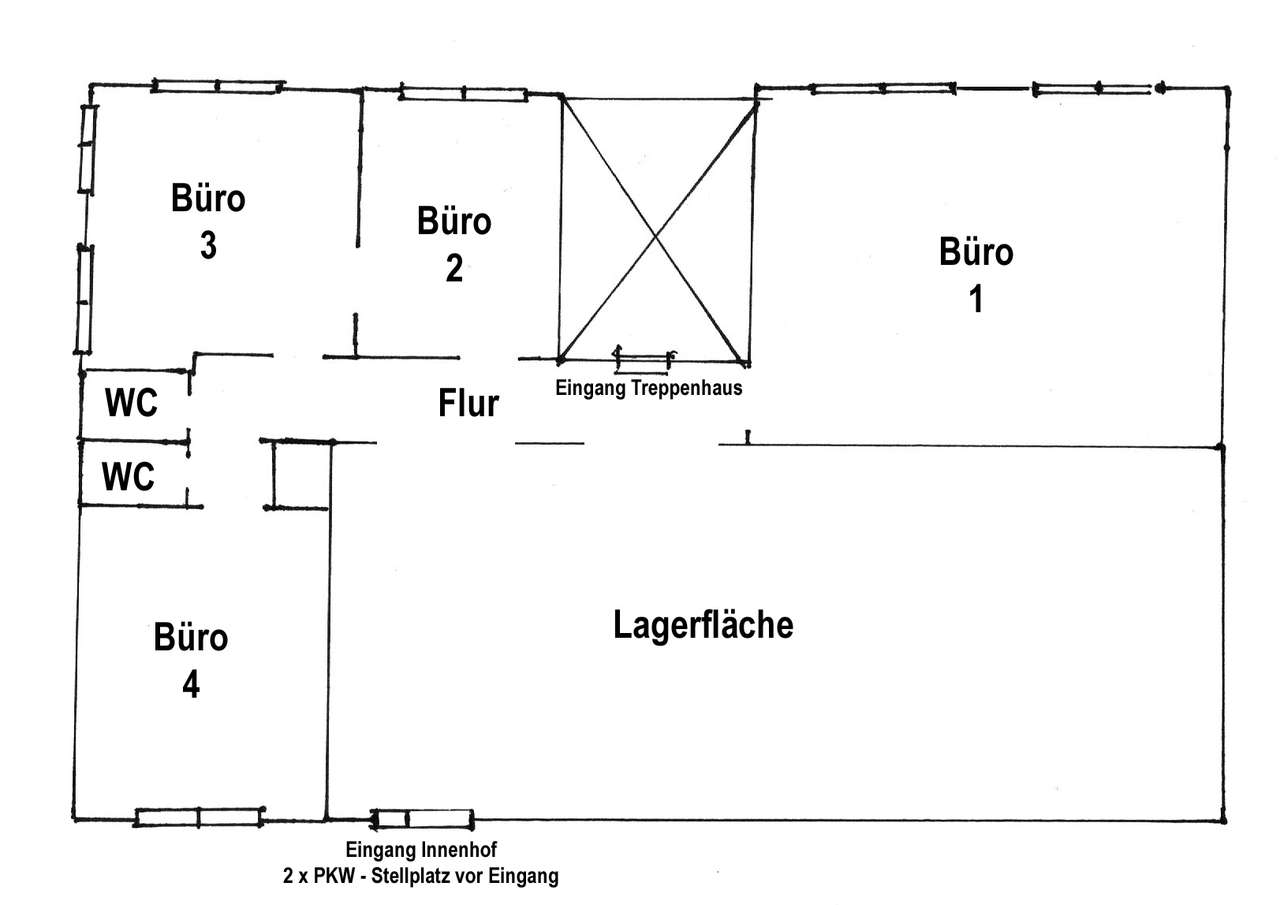 GEWERBE mit BÜRORÄUMEN und LAGERFLÄCHE in NEU - EHRENFELD