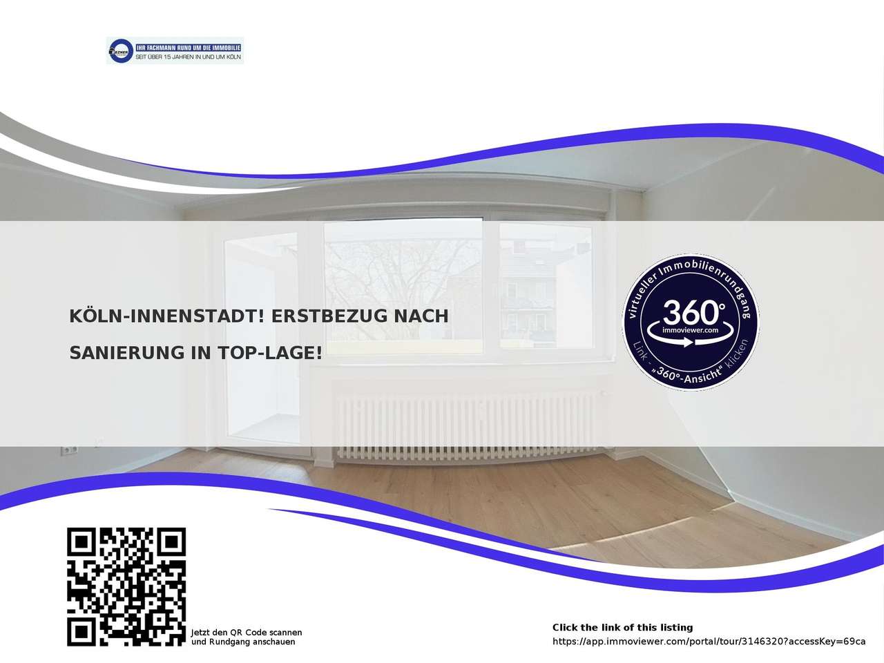 Köln-Innenstadt! Erstbezug nach Sanierung in Top-Lage!