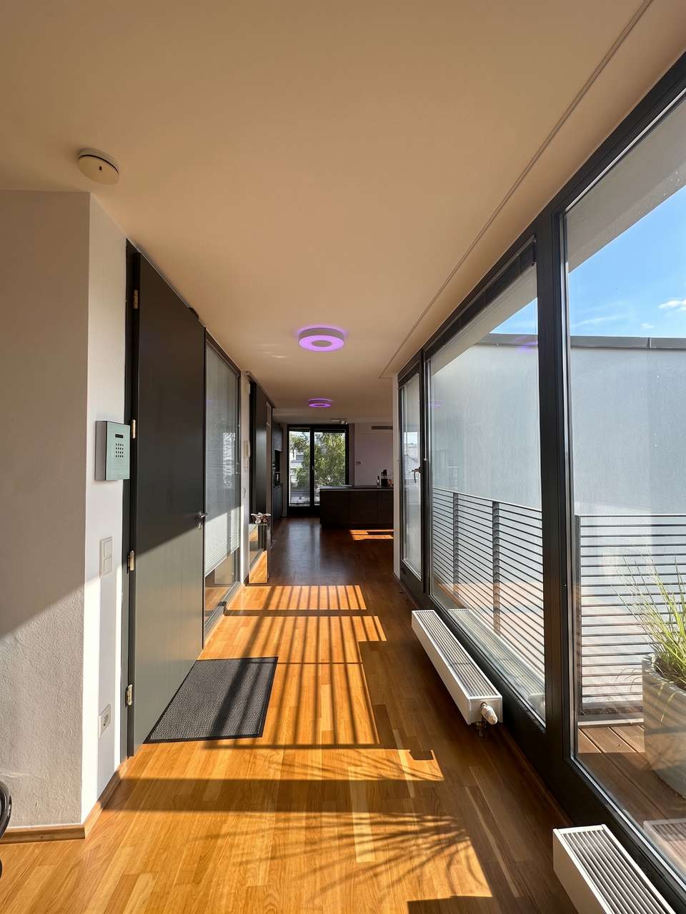 EXKLUSIVES PENTHOUSE IM BAUHAUSSTIL MIT RHEIN - BLICK, DREI TERRASSEN UND TG - STELLPLATZ