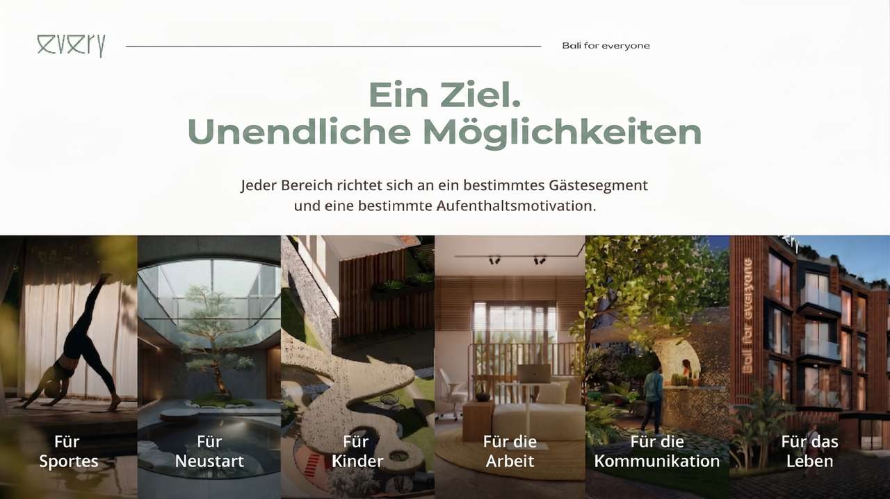 EVERY BALI  | VILLEN und APARTMENTS in 5 STERNE RESORT der ZUKUNFT