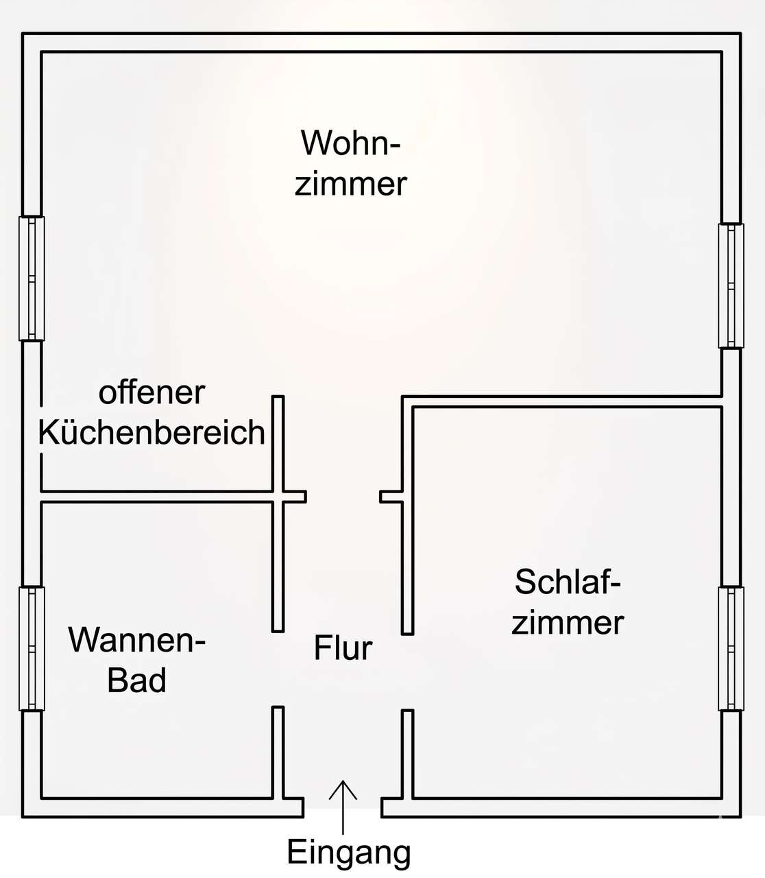 Wohnen über den Dächern: Helle Dachgeschoss-Wohnung mit Charme & offener Küche