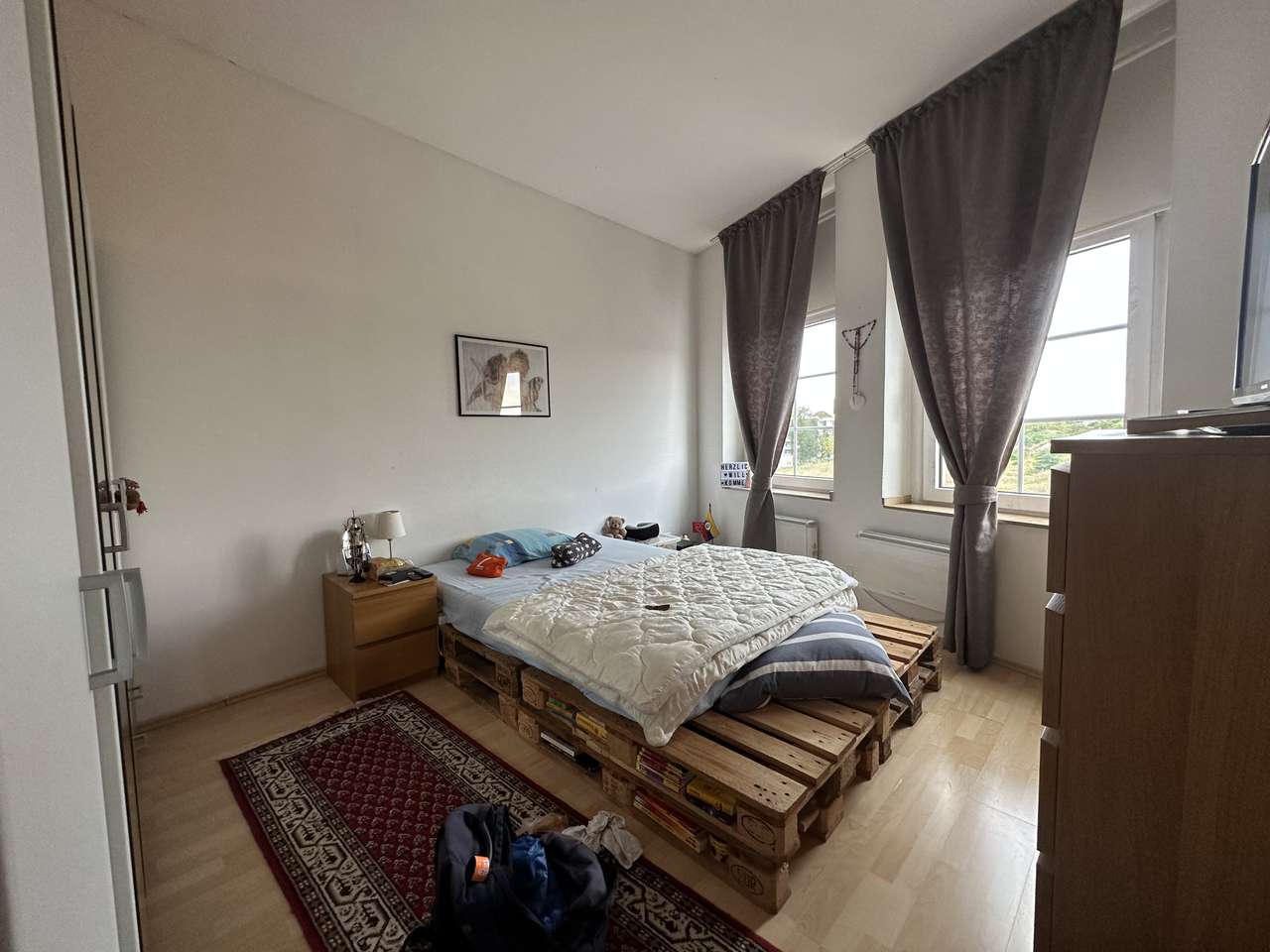 2.OG links Wohn Schlafzimmer