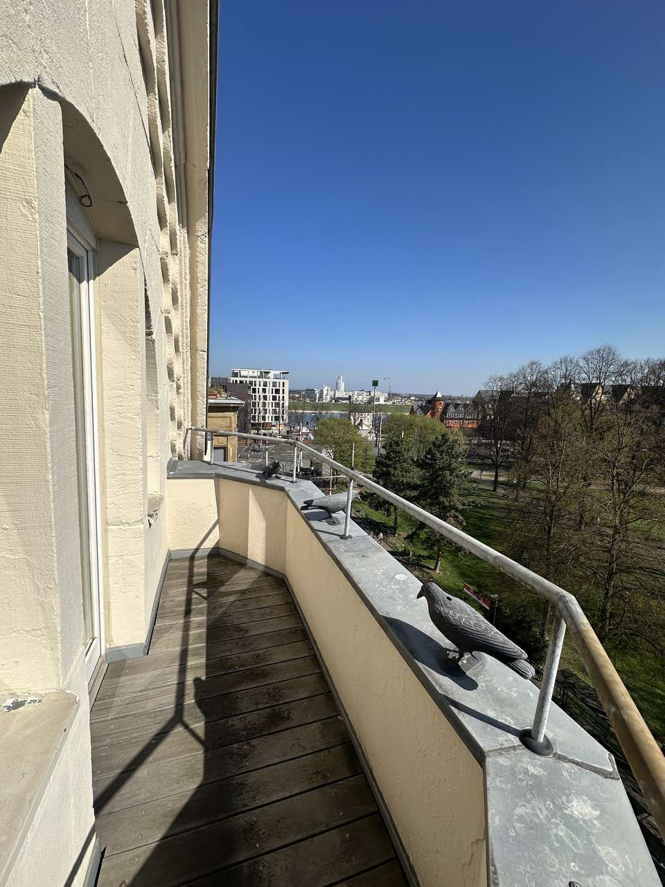 Balkon mit Rhein Blick