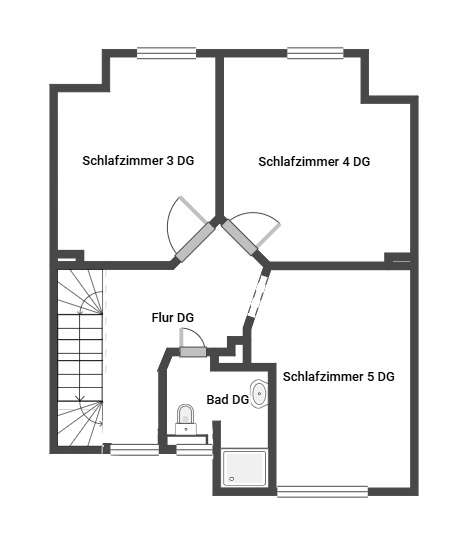 Grundriss DG Grundriss DG