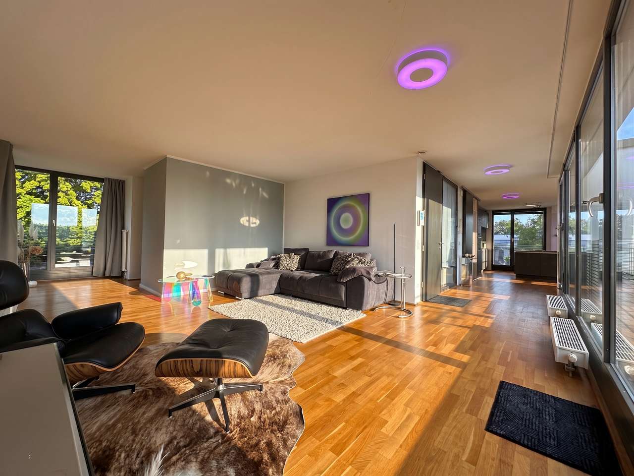 Wohnzimmer mit Arbeitszimmer Wohnzimmer mit Arbeitszimmer