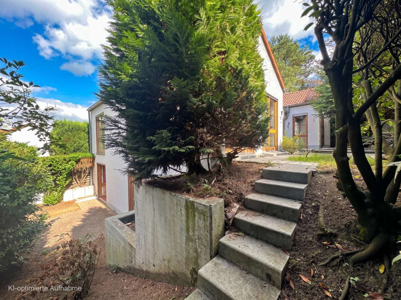 Ansicht Haus Garten